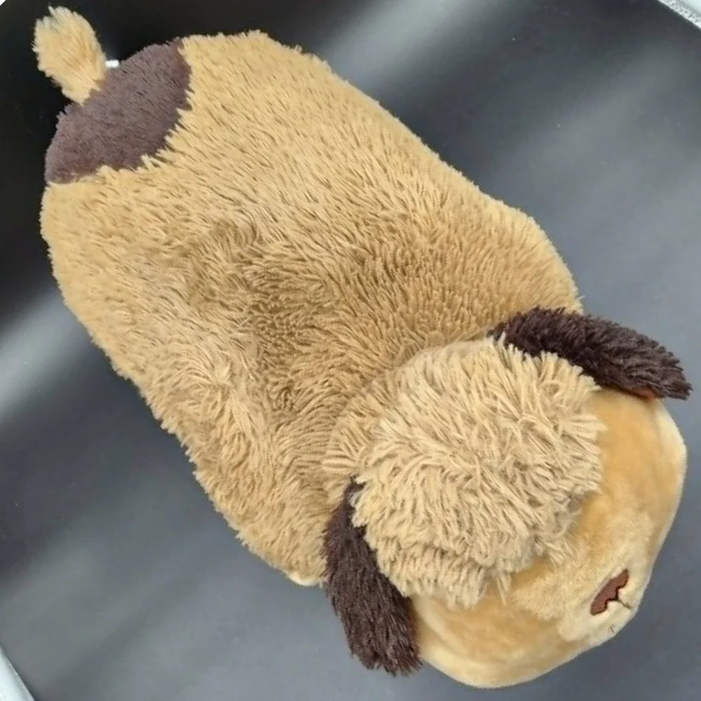 Pillow Pets Tan Brown Puppy Dog Plush Folding Pillow Stuffed Animal Kids Toy 15